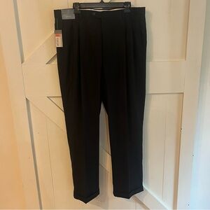 Daniel Cremieux Signature Collection Black Dress Pants 38x32 NWT Workwear Office